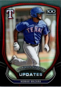 2015 Bowman Chrome Scouts Update Nomar Mazara #BSU-NM Texas Rangers - Picture 1 of 2