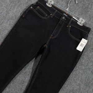 Buffalo David Bitton Jeans Mens 32x30 Dark Rinse Wash Straight Six Stretch Denim - Picture 1 of 8