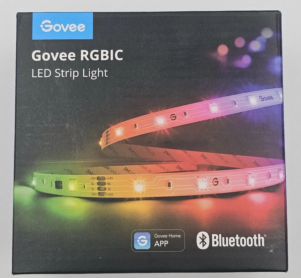 Govee 16.4ft RGBIC LED Strip Lights H617A Smart LED Lights App Control with Se