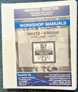 Deutz F1L208 F1L210 MOTOR WERKSTATTHANDBUCH - GEDRUCKT - KOSTENLOSE LIEFERUNG AM NÄCHSTEN TAG - Bild 1 von 2