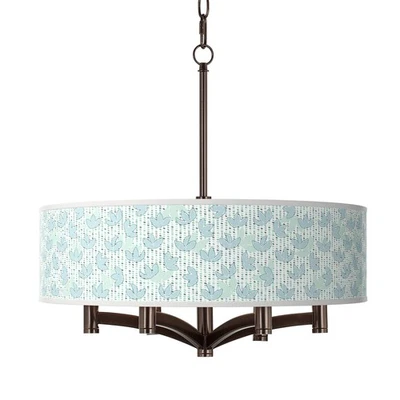 Lámpara colgante Spring Ava de bronce de 6 luces Foto 1 de 4