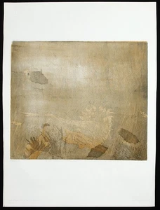 "Zu Herbstweisen" 1987. Grosser Holzriss Werner WITTIG (1930-2013) handsigniert - Bild 1 von 3