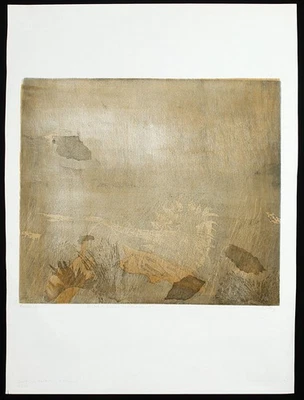 "Zu Herbstweisen" 1987. Grosser Holzriss Werner WITTIG (1930-2013) handsigniert - Bild 1 von 3