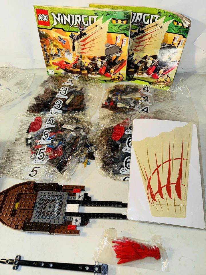 Lego 9446 Ninjago Destinys Bounty/Incompleto con bolsas selladas. (Leer descripción Foto 1 de 4
