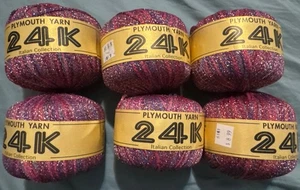 6 madejas colección italiana 24K de Plymouth (82% nailon/18% cojo) multicolor - Imagen 1 de 4