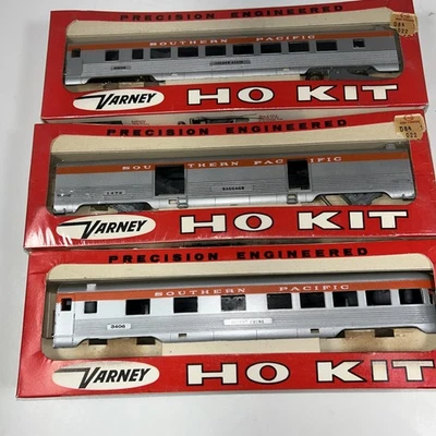 Coche y vagón de equipaje Varney Southern Pacific Observation X2 escala Ho Foto 1 de 4