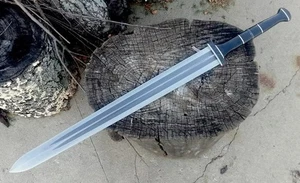 Fantastica spada da caccia 33" in acciaio al carbonio fatta a mano personalizzata con fodero - Foto 1 di 1
