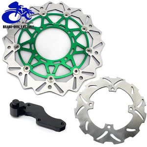 For Kawasaki Oversize Brake Rotors Bracket KX250F KX450F 06-18 KX125/250 KLX450R - Picture 1 of 11