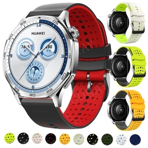 Silikon Ersatz Armband Für Huawei Watch GT 5 4 3 Pro GT 4 3 2 2E 46mm GT Runner - Picture 1 of 74