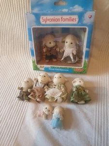 Sylvanian Families Sheep Grandparents Boxed+Sheep Family - Picture 1 of 7