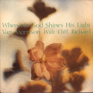 Van Morrison With Cliff Richard Whenever God Shines His Light 7" vinyl UK - Picture 1 of 3