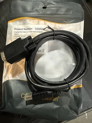 Cable Creation DisplayPort to VGA Cable - Image 1 of 3