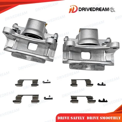 New Front Brake Caliper Set For 2015-2016 Chrysler 200 2014-2018 Jeep Cherokee Foto 1 de 4