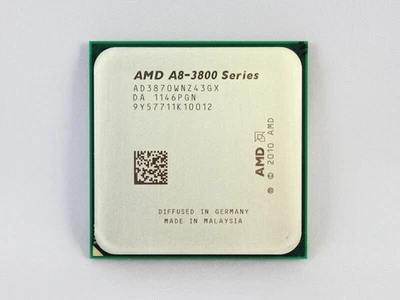 AMD A8-3870K CPU 3GHz Socket F AD3870WNZ43GX CPU Processor 3000MHz 100W - Image 1 of 4