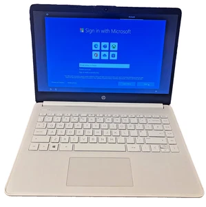 HP - Stream 14s-fq0510sa 14" Laptop - AMD 3020e, 64 GB eMMC, White - Picture 1 of 8
