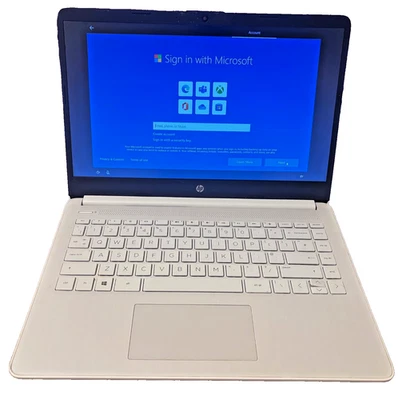 HP - Stream 14s-fq0510sa 14" Laptop - AMD 3020e, 64 GB eMMC, White - Image 1 of 4