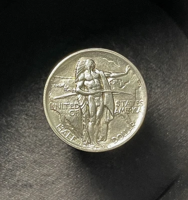 1926 S Oregon Trail Commemorative Half Dollar, Premium Quality BU - Image 1 of 2