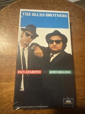 THE BLUES BROTHERS (VHS 1990 MCA Universal) Original Cover Factory Sealed - Image 1 of 4