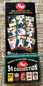 Vintage 1994 Post Cereal MLB Collection Baseball 30 Card Set Factory Sealed - Picture 1 of 2