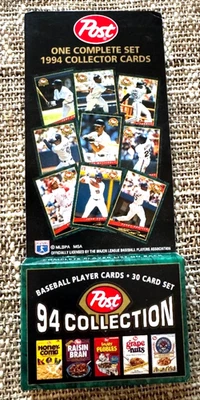 Vintage 1994 Post Cereal MLB Collection Baseball 30 Card Set Factory Sealed - Image 1 of 2
