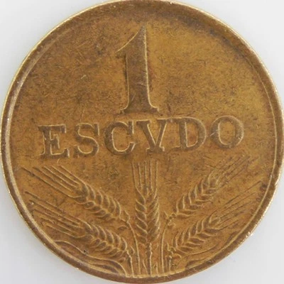 1 Escudo - Bronze - VF - 1973 - Portugal - Coin [EN] - Image 1 of 3