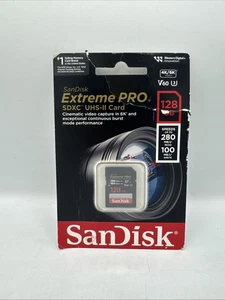 SanDisk - Extreme Pro 128GB SDXC UHS-II V60 Memory Card - Picture 1 of 2