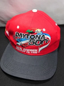 Mütze NASCAR 1998 Daytona 500 signiert Bobby Allison - Bild 1 von 8