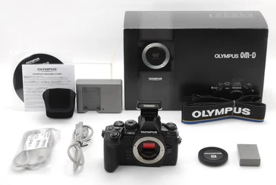 11,320 Shots!! [NEAR MINT W/BOX]Olympus OM-D E-M1 Digital Camera Body JAPAN - Image 1 of 4