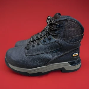 Ariat Stivali Uomo MetGuard Marrone Comp Toe H2O Pelle Taglia 8 D - Foto 1 di 10