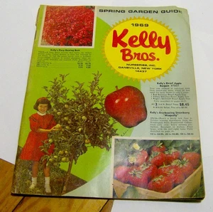 catalogo semi KELLY Bros vintage 1969 84 COLORI PGS fiori giardinaggio RARO vecchio - Foto 1 di 3
