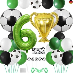Geburtstagsdeko Fussball Set, Fussball Deko Geburtstag Kinder, Fußball Deko 6 - Bild 1 von 7