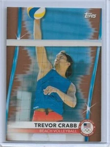 RARE 2020 TOPPS OLYMPICS TREVOR CRABB BRONZE CARD #57 USA VOLLEYBALL 2021 ~ QTY - Picture 1 of 2