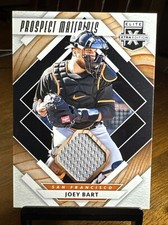 2020 Panini Elite Extra Edition Prospect Materials #PM-JB Joey Bart SF Giants