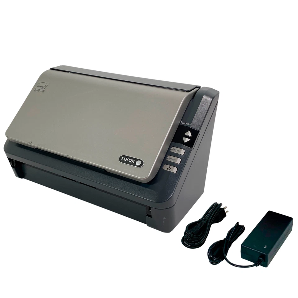 Xerox DocuMate 3125 Duplex Color Desktop Document Scanner w/AC Adapter TESTED - Image 1 of 4