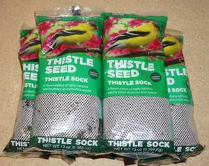 (5 Set) Nyjer Thistle Sock Feeder, 13oz Finch Sock Feeder - Picture 1 of 4