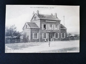 CPA 02 BUCY-LES-PIERREPONT - La Gare - Imagen 1 de 2