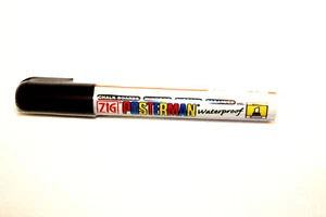Posterman Glasschreiber 5 mm schwarz wasserfest Postermarker ZIG Glasschreiber - Picture 1 of 1