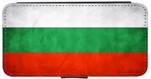 iPhone/Pixel/Galaxy Bulgaria/Bulgarian flag Grunge Printed Flip/Wallet Case - Picture 1 of 9