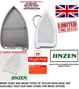JINZEN TEFLON IRON SHOE,PLATE COVER FOR STEAM IRON INDUSTRIAL&DOMESTIC USE - Picture 1 of 9