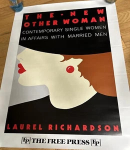Póster 1987 The New Other Woman Laurel Richardson de The Free Press -18" x 24" - Imagen 1 de 7
