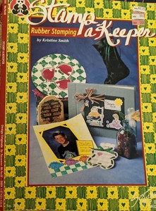 Vintage Design Originals Suzanne McNeill Book Stamp A Keeper Kristine Smith - Picture 1 of 9
