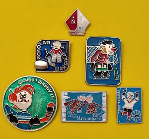 Very rare badges of ice hockey between the teams of the USSR and Canada 1981 - Picture 1 of 3