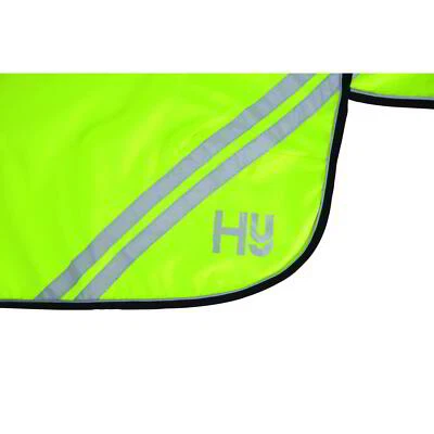 Hy Equestrian Reflector Mesh Exercise Sheet - Yellow - Image 1 of 2