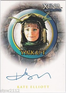 XENA BEAUTY & BRAWN A28 KATE ELLIOTT YAKUT AUTOGRAPH
