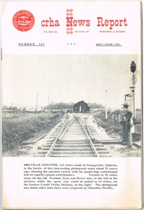 MAY/JUN 1961 CANADIAN RAILROAD HISTORICAL ASSOC. CHRA NEWS REPORT NUMBER 122 - Picture 1 of 3