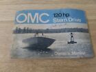 1971 Omc Stern Drive Owner Manual 120 Hp Marine Outboard