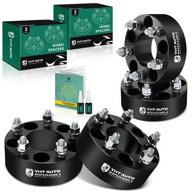 4x 5x4.5" to 5x4.5" Wheel Spacers M12x1.5 Studs 73mm 2" for Grand Caravan Civic - Imagem 1 de 4