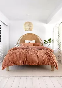 3 Piece Luxurious Velvet Duvet Cover set Luxury Boho Bedding UO Comforter Cover - Picture 1 of 4
