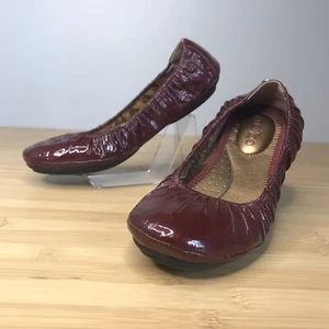 Me Too Maroon Patent Leather Ballet Flats sz 7.5 - Picture 1 of 9