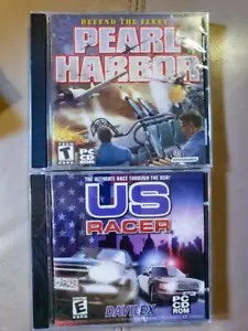 DUE GIOCHI PC - CD ROM - PEARL HARBOR e U.S.RACER - NUOVI E SIGILLATI - Foto 1 di 1